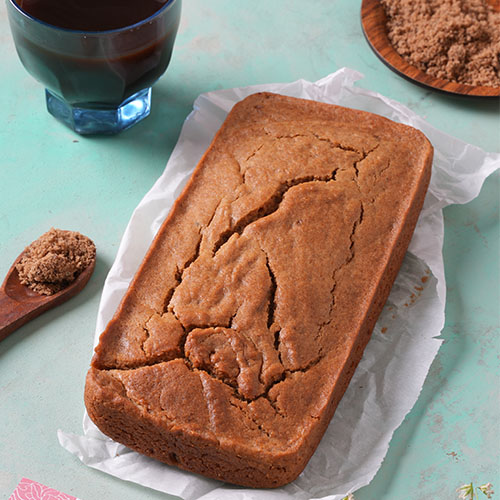 Healthy Whole Wheat Cake -With goodness of Jaggery and whole grains